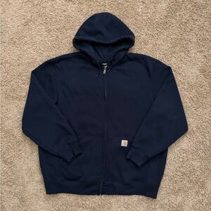 Carhartt Rain Defender Loose Fit Heavyweight Full Zip Hoodie Men's Sz 2XL